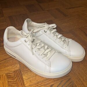 Birkenstock Bend Low Leather Sneaker in White